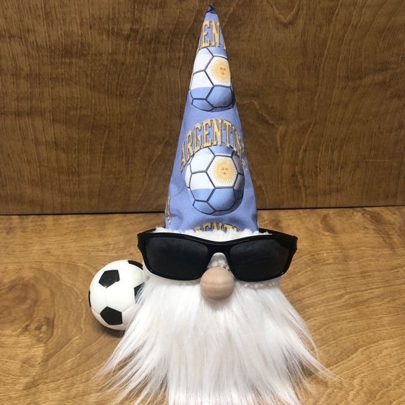 Argentina Gnome FIFA Soccer Football Footballer Ball Team Sports Gift Sunglasses - Picture 1 of 3